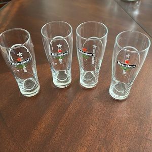 HEINEKEN Beer Glasses - Set of 4 EC